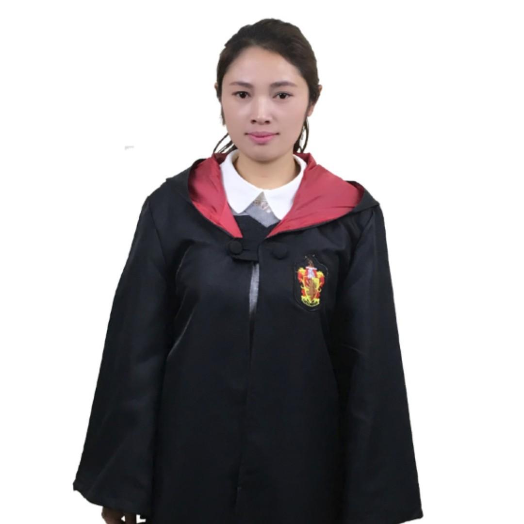Harry Potter Hermione Costume Gryffindor Cloak For 175cm Tall Halloween Cosplay Magic Robe Cape Cloak School Uniforms Photography Everything Else On Carousell