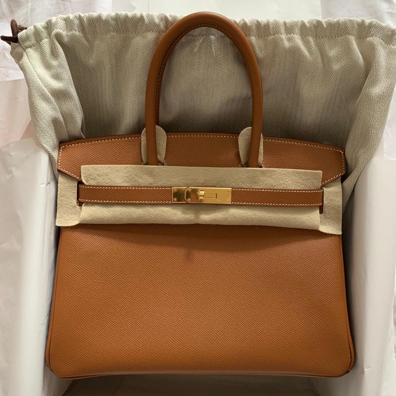 birkin 30 gold epsom