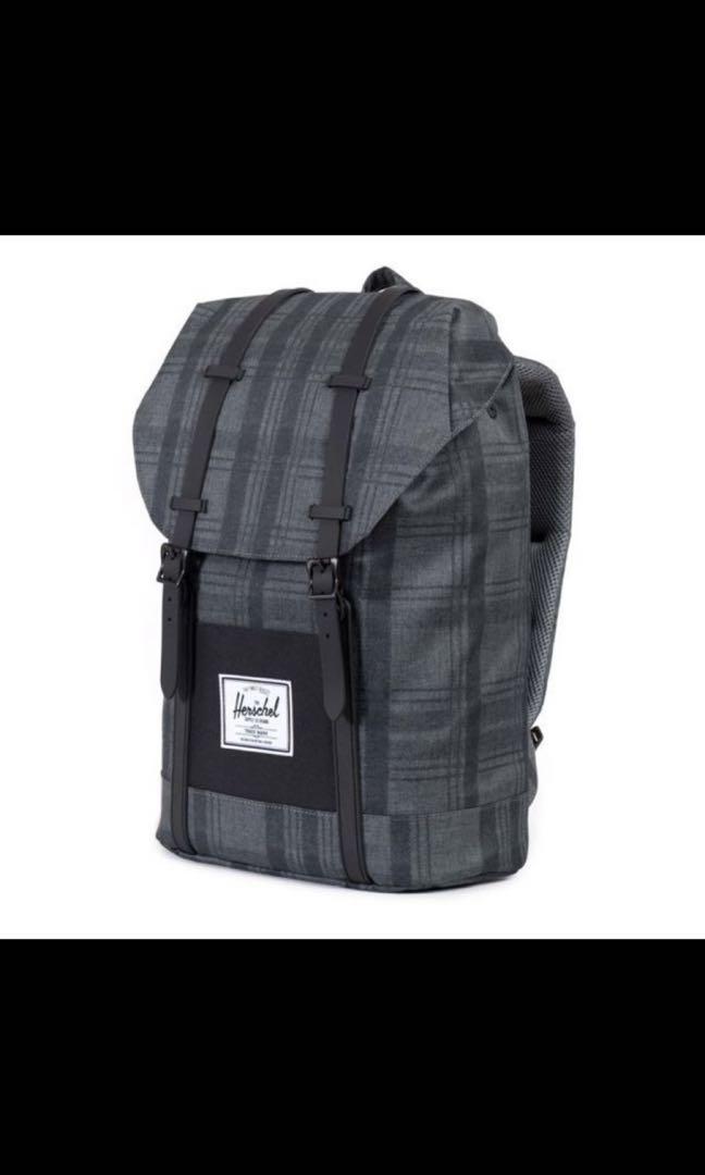 herschel plaid backpack