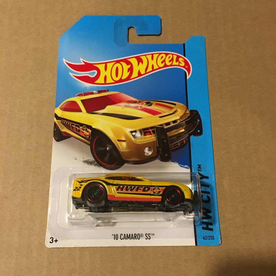 Hot wheels 10 Camaro SS Police Yellow Hobbies Toys Toys
