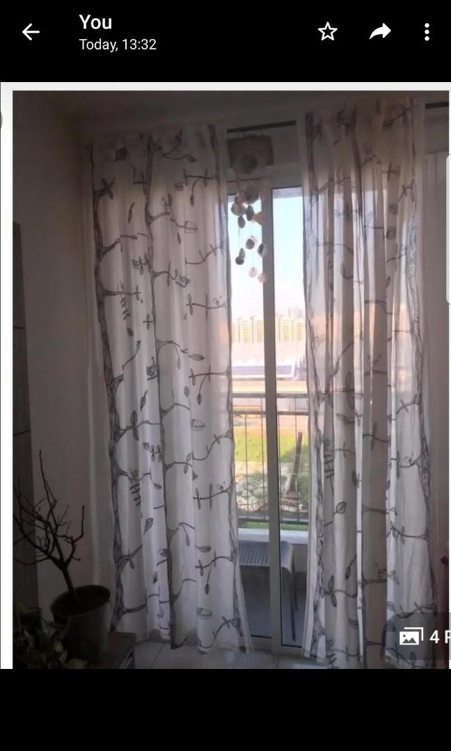 Ikea Curtain Eivor On Carousell