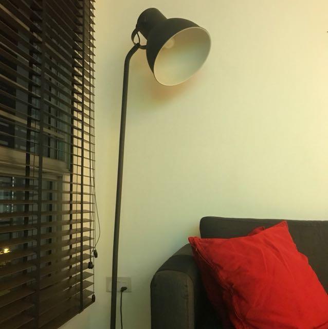 Ikea Hektar Floor Lamp Dark Grey Furniture Home Decor On