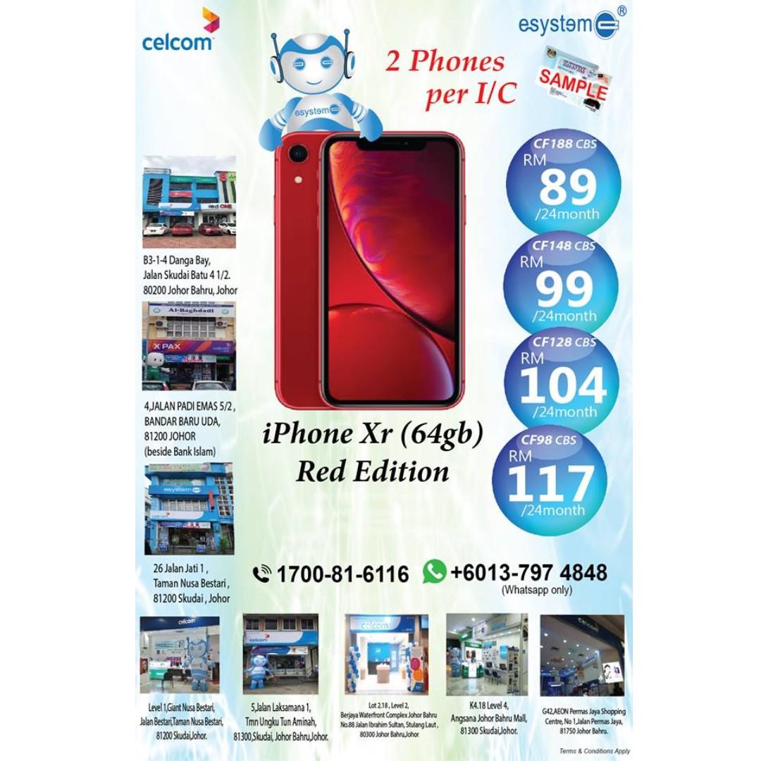 Iphone Xr 64gb Celcom Mobile Phones Tablets Iphone Iphone X Series On Carousell