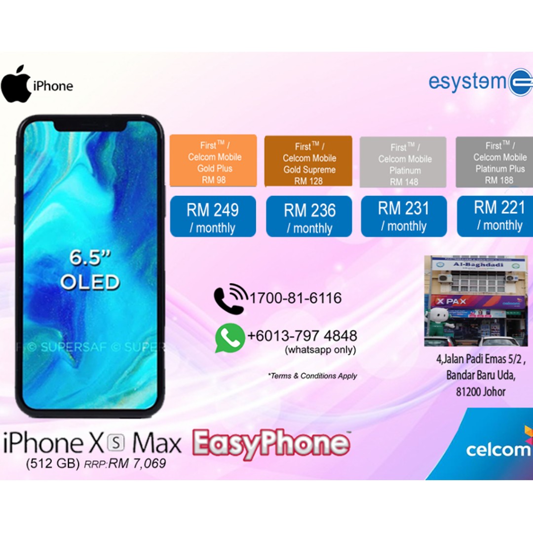 Iphone Xs Max 512gb Easyphone Mobile Phones Tablets Iphone Iphone X Series On Carousell