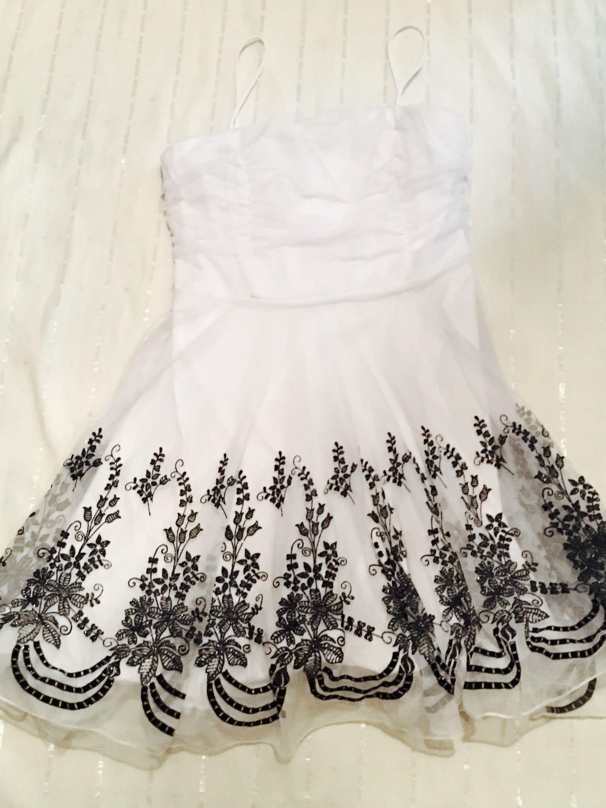 womens white dress for bridal shower