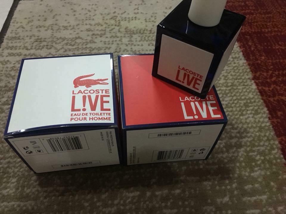 lacoste live perfume