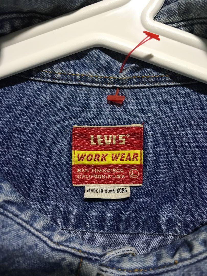 Levi's made in Hong Kong work shirt 
