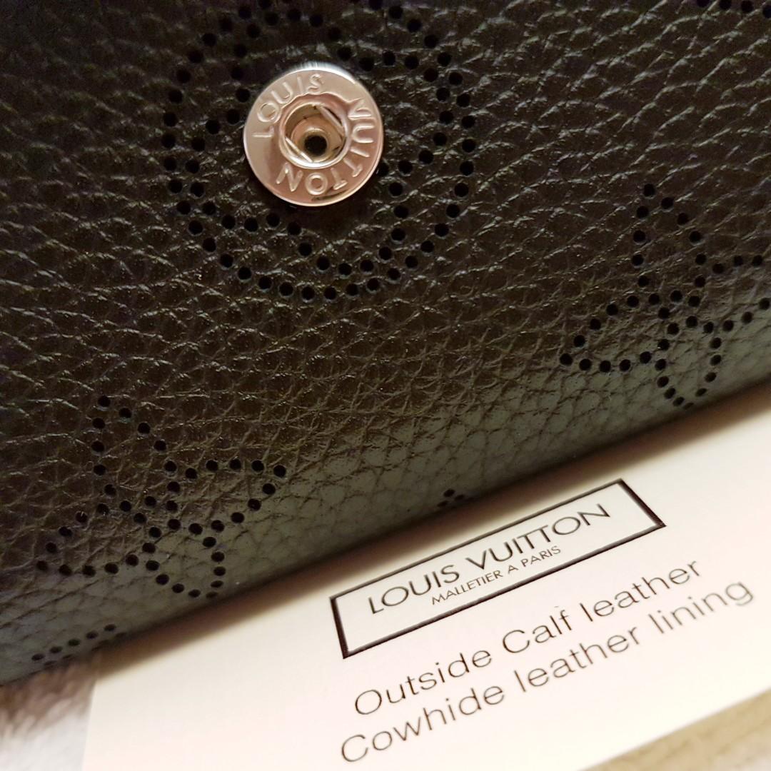Replica Louis Vuitton Iris Compact Wallet Mahina Leather M67406 BLV962