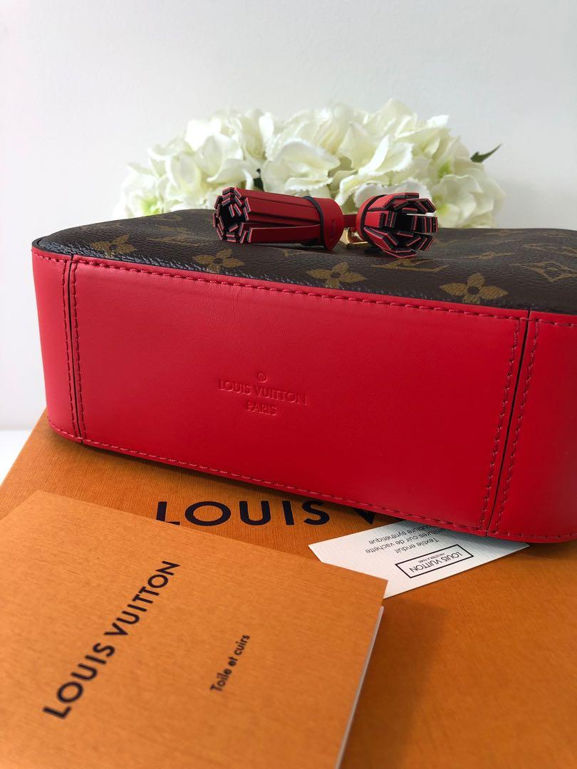 Louis Vuitton Saintonge Coquelicot Brown Red - NOBLEMARS