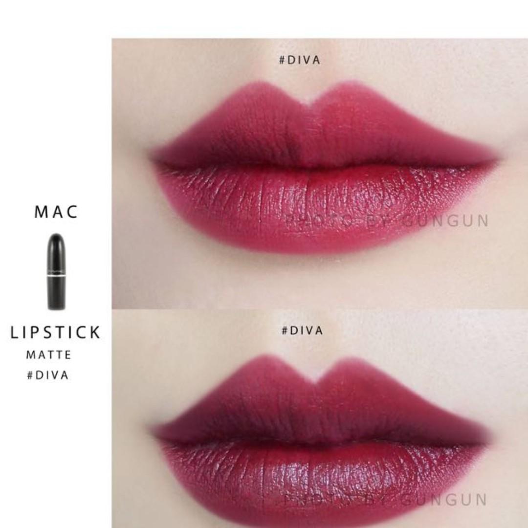 Mac Matte Lipstick Diva Health Beauty Makeup On Carousell