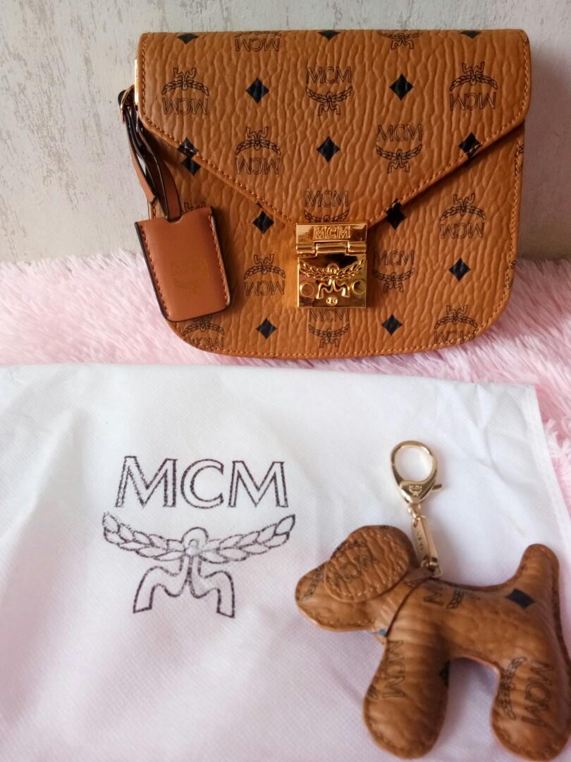 mcm dog bag