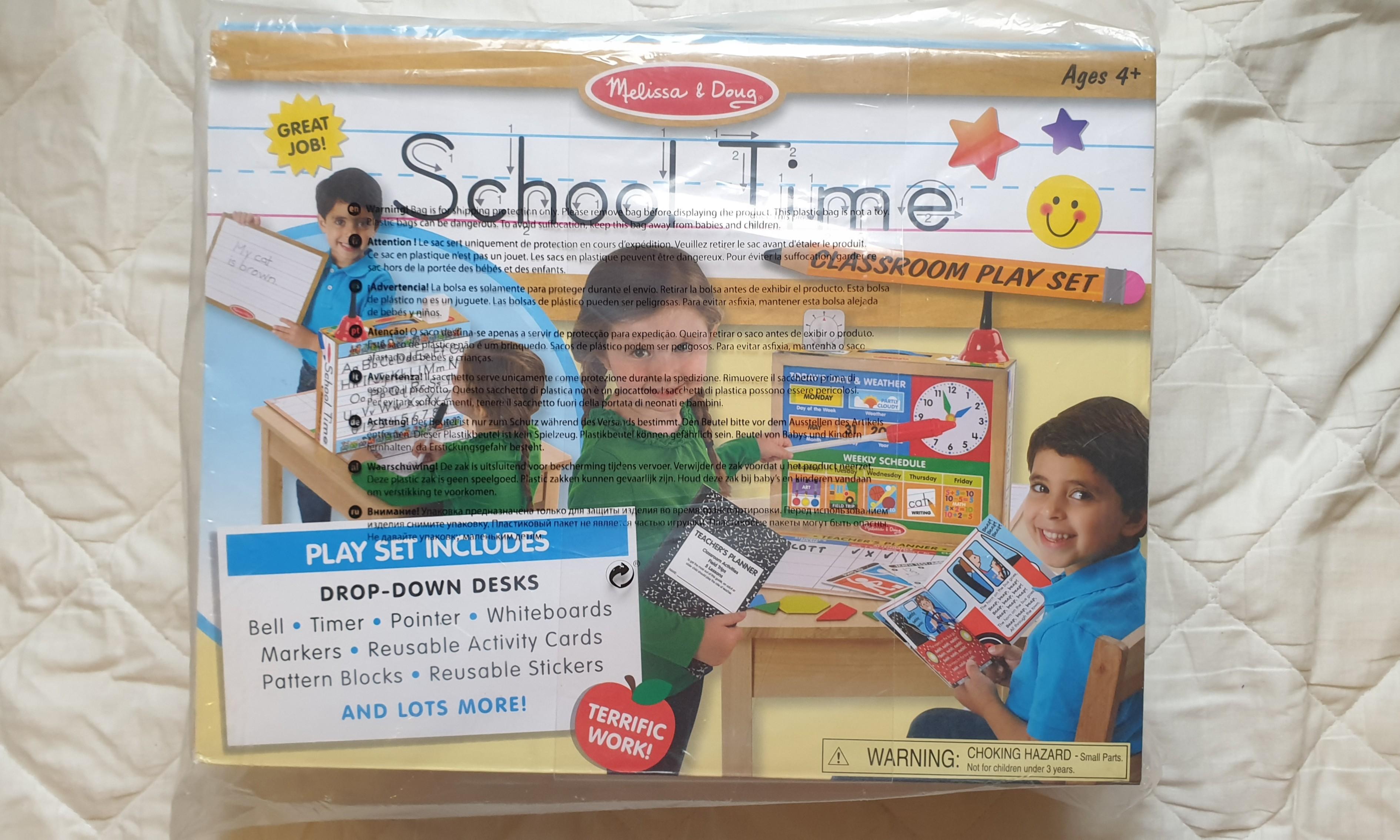 melissa and doug school time