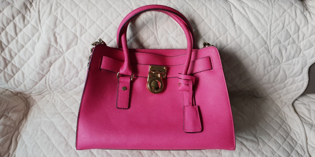 michael kors bright pink bag
