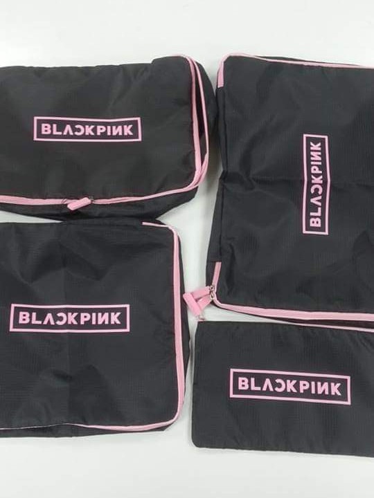 Official Blackpink Travel Pouch Set, Hobbies & Toys, Memorabilia