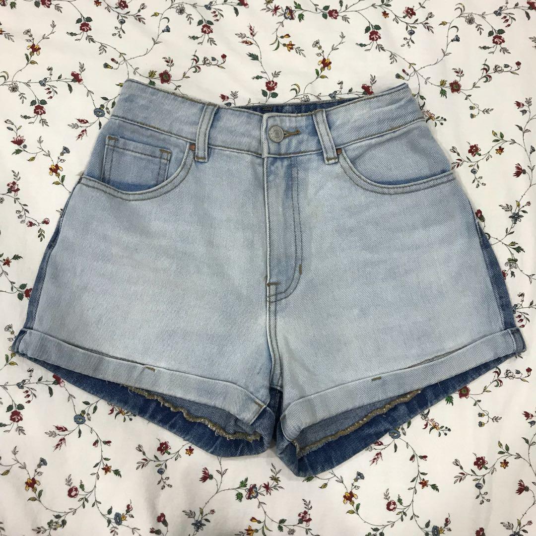 pacsun two tone shorts