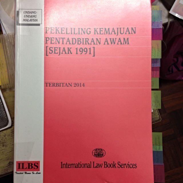 Pekeliling Kemajuan Pentadbiran Awam Sejak 1991 Textbooks On Carousell