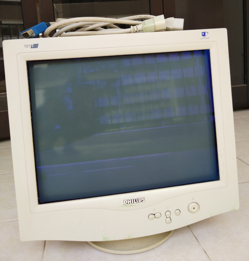 Philips CRT Computer Screen Monitor 107T21, Computers \u0026 Tech, Parts \u0026  Accessories, Monitor Screens on Carousell
