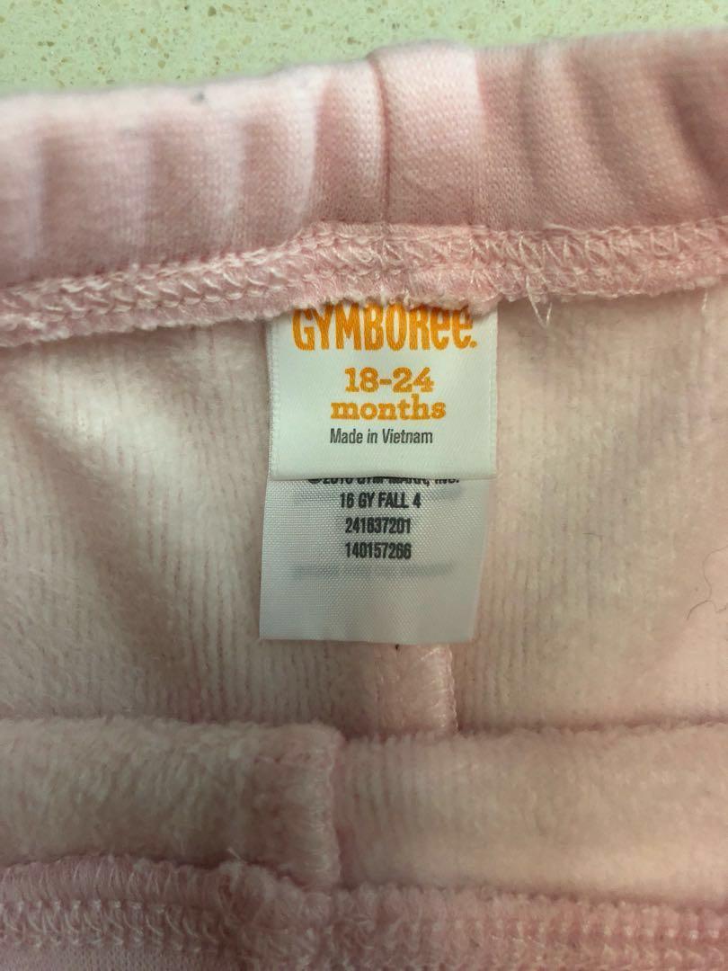 Preloved Gymboree 18 24M Warm Fuzzy Pink Leggings Tights Pants for Baby Girl Babies Kids Babies Kids Fashion on Carousell