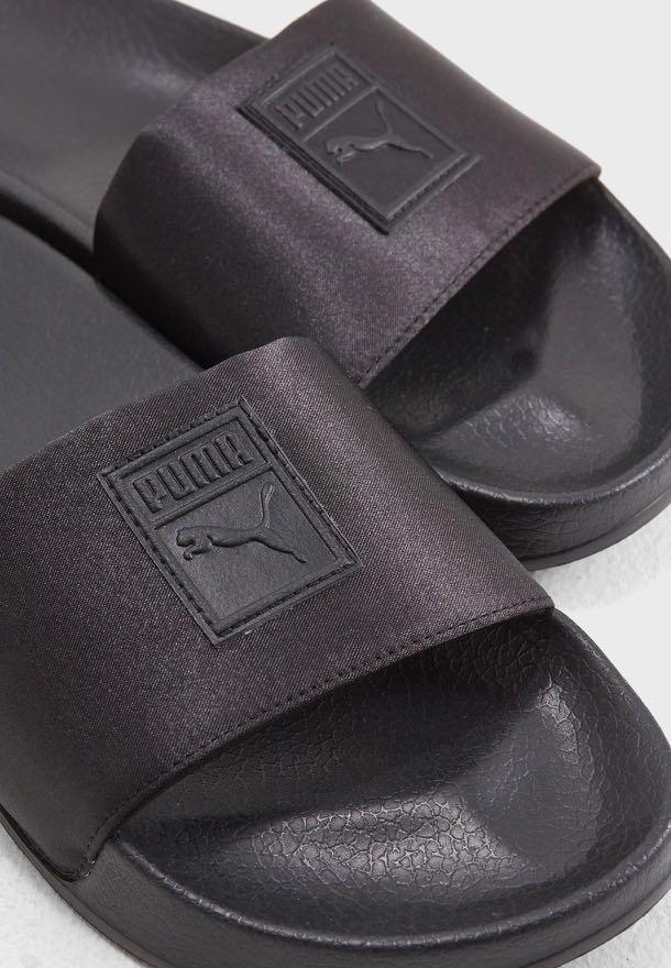 puma leadcat satin slides