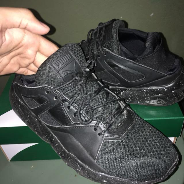 Puma blaze of glory triple black new arrivals
