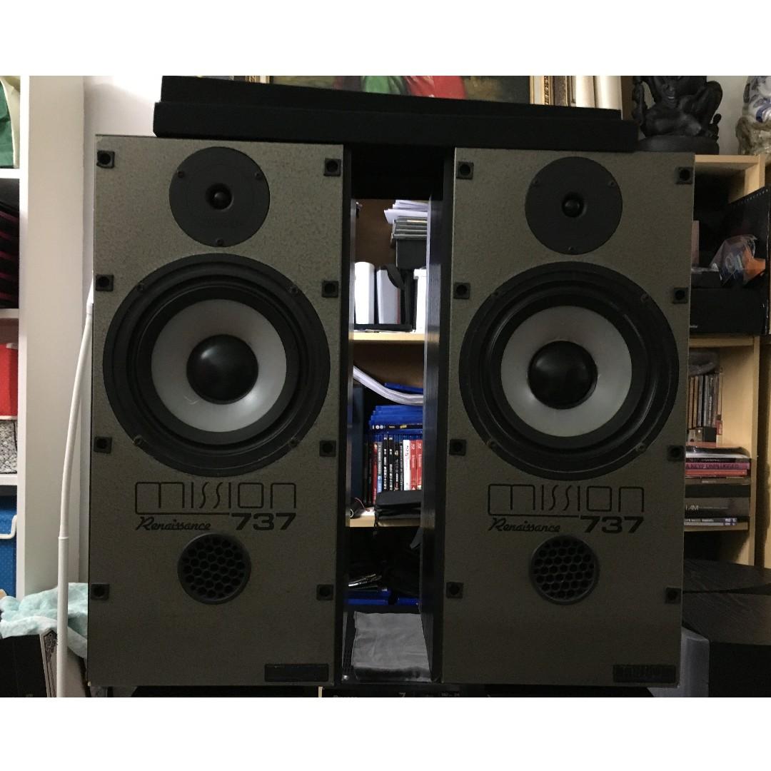 mission 737 speaker stands