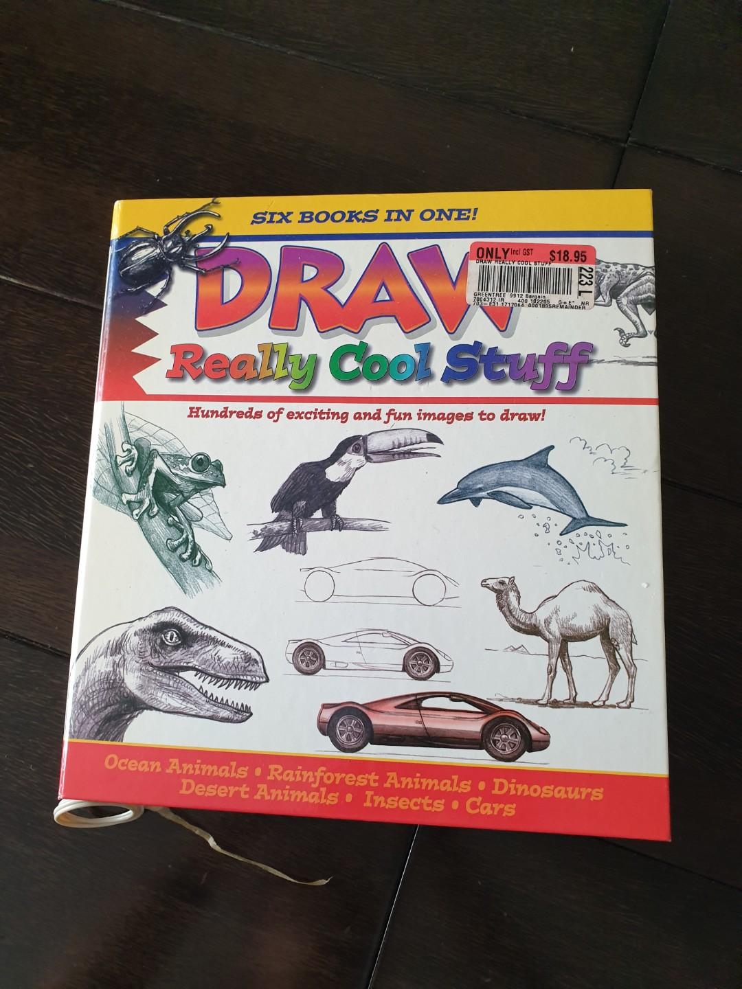 Six Books In 1 Draw Really Cool Stuff Folder Books Stationery