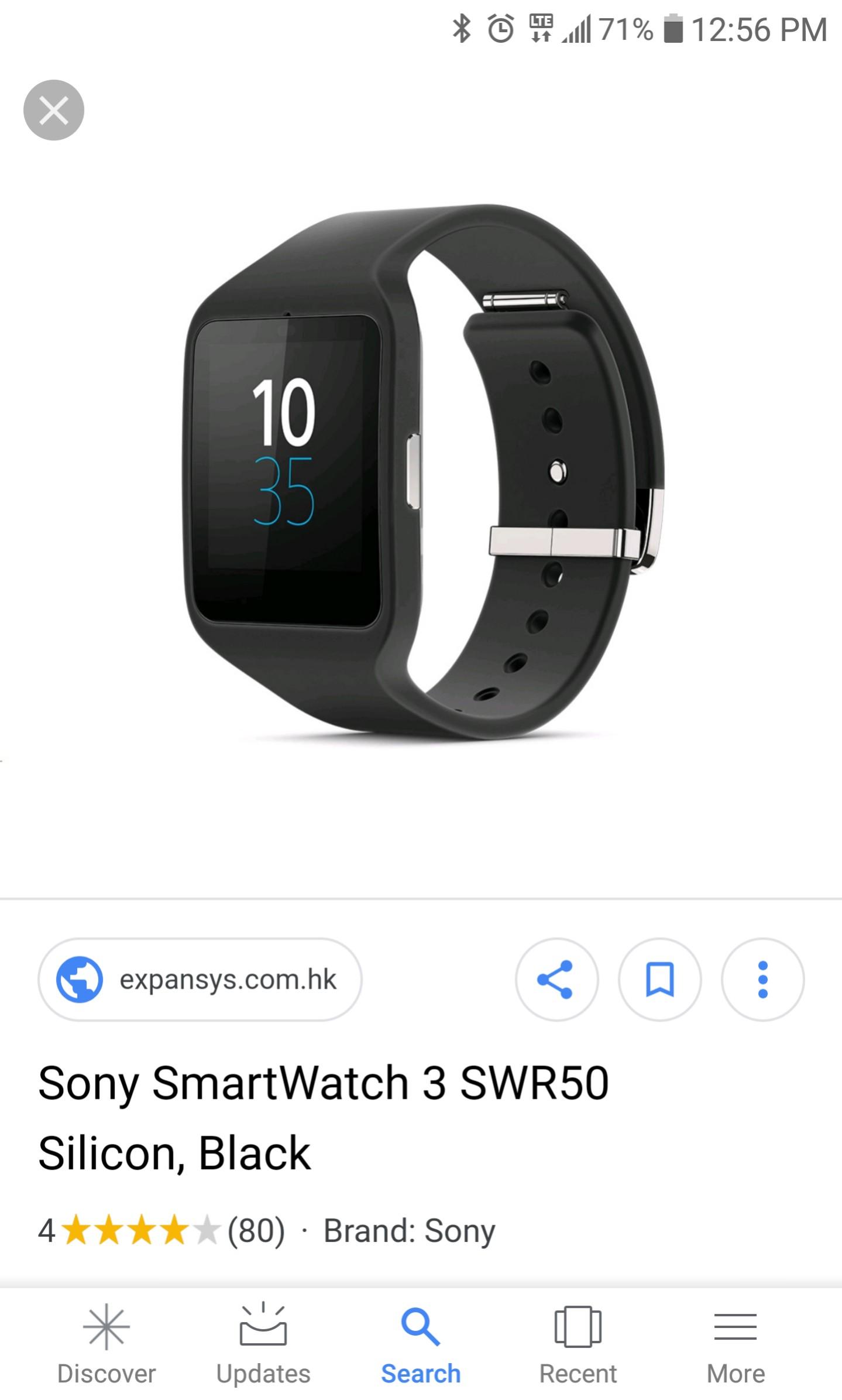 sony smartwatch 3 2018