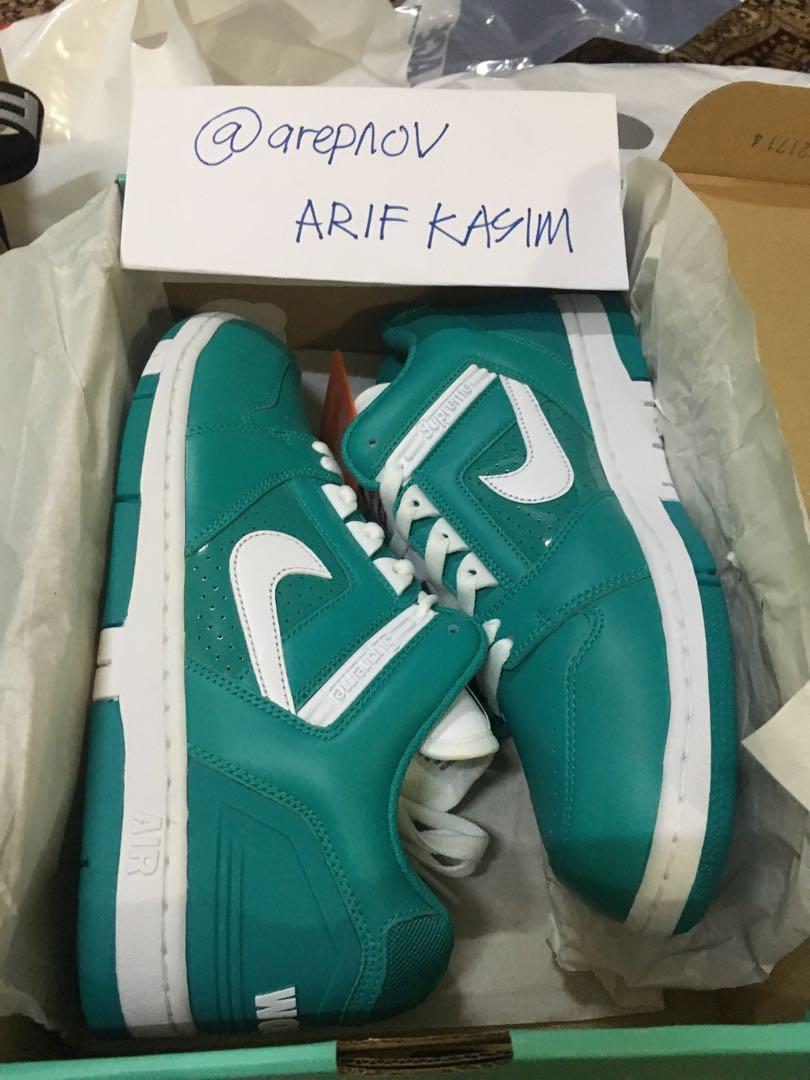 Supreme Nike sb AF2 teal Men s Fashion Footwear Sneakers on