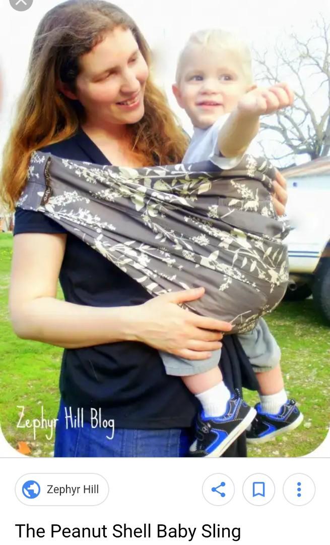 The Peanut Shell Baby Carrier Babies Kids Others On Carousell
