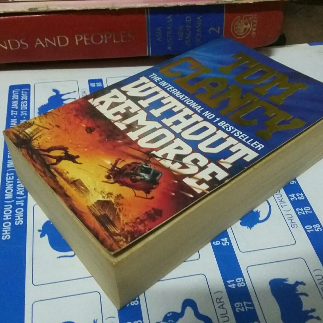Tom Clancy Without Remorse Buku Alat Tulis Buku Di Carousell