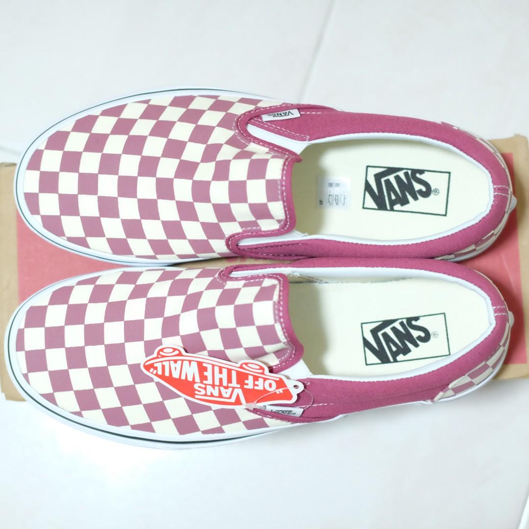 Vans dry deals rose checkerboard