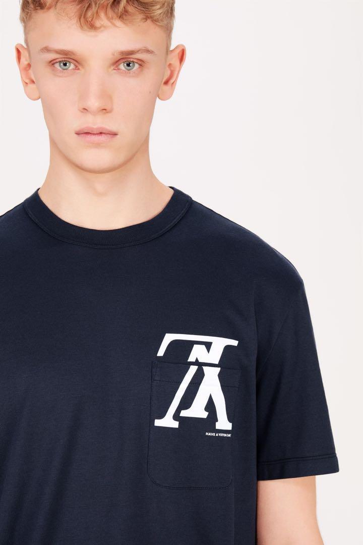Louis Vuitton T Shirt Upside Down Logo Image