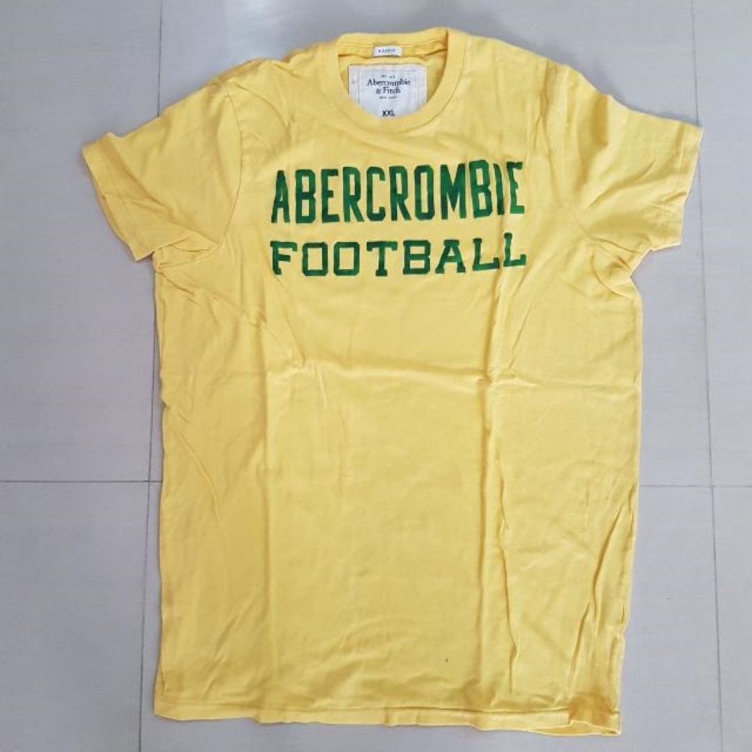 Abercrombie yellow shirt clearance