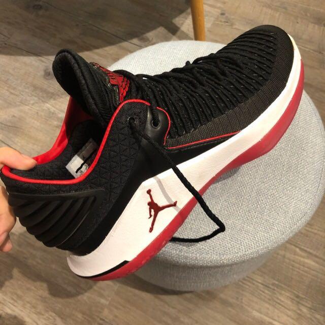 jordan xxxii low red