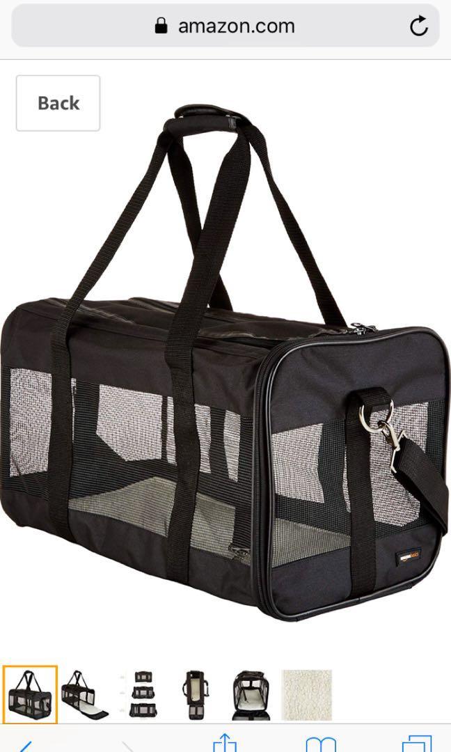 Amazonbasics pet deals carrier