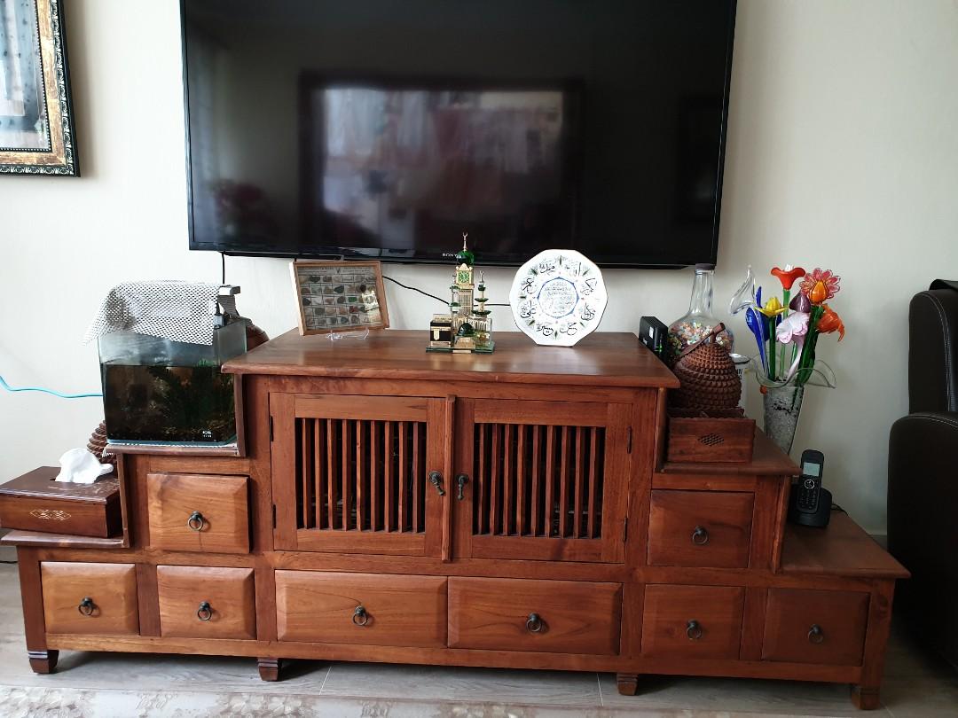 Antique TV Console, Furniture & Home Living, Furniture, TV Consoles on