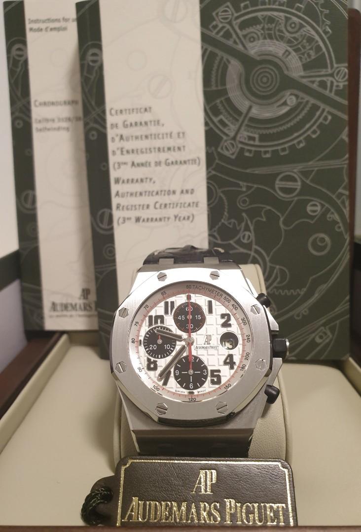 Ap panda offshore roo audemas piguet, Luxury, Watches on Carousell