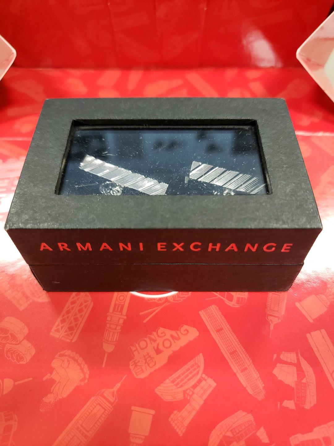 armani exchange cufflinks