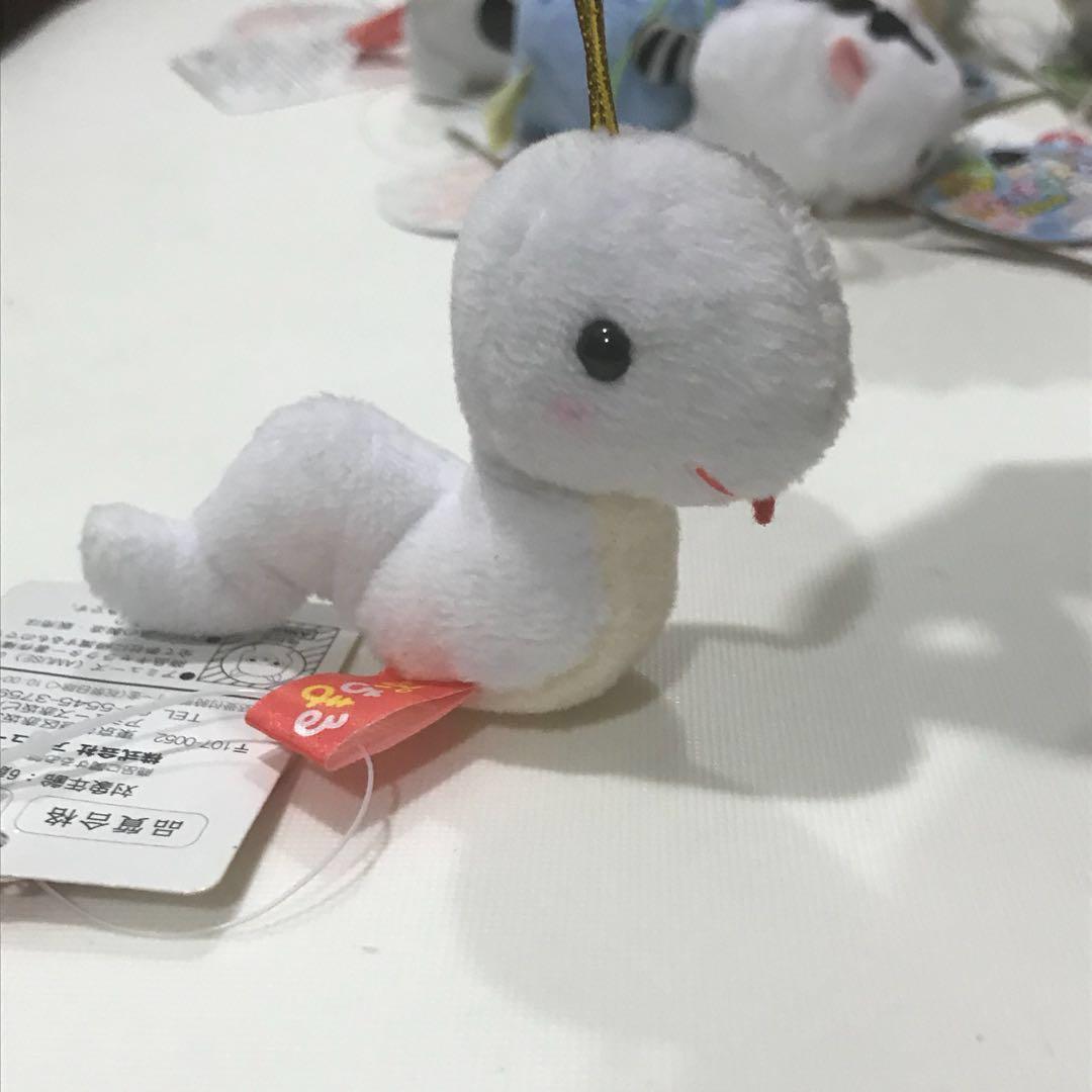 white snake plush