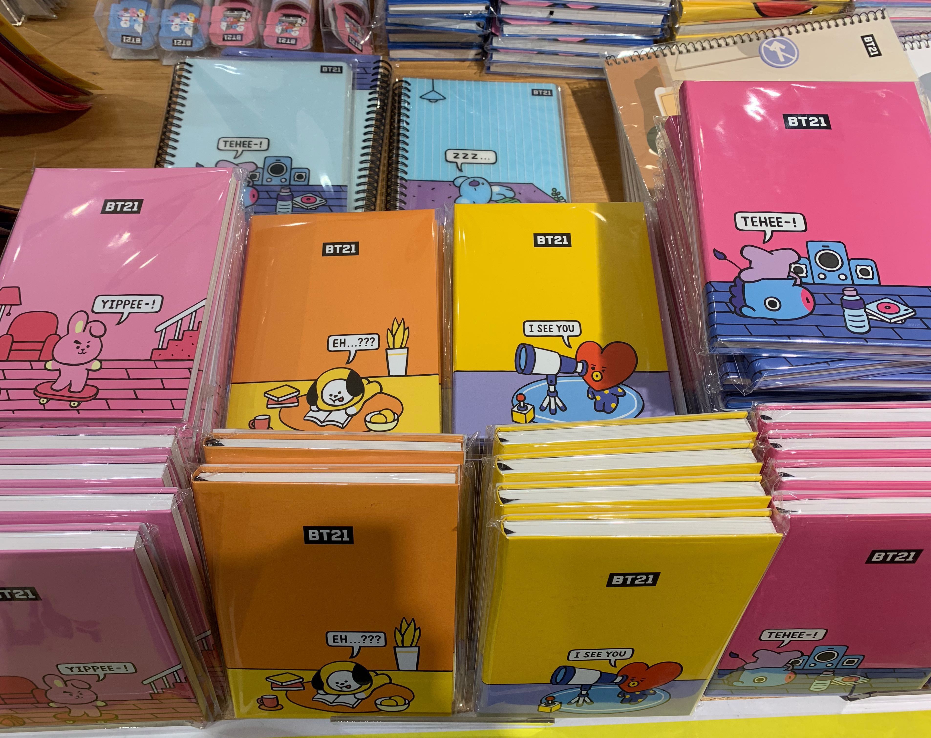 bts bt21 official planner, Hobbies & Toys, Stationery & Craft ...