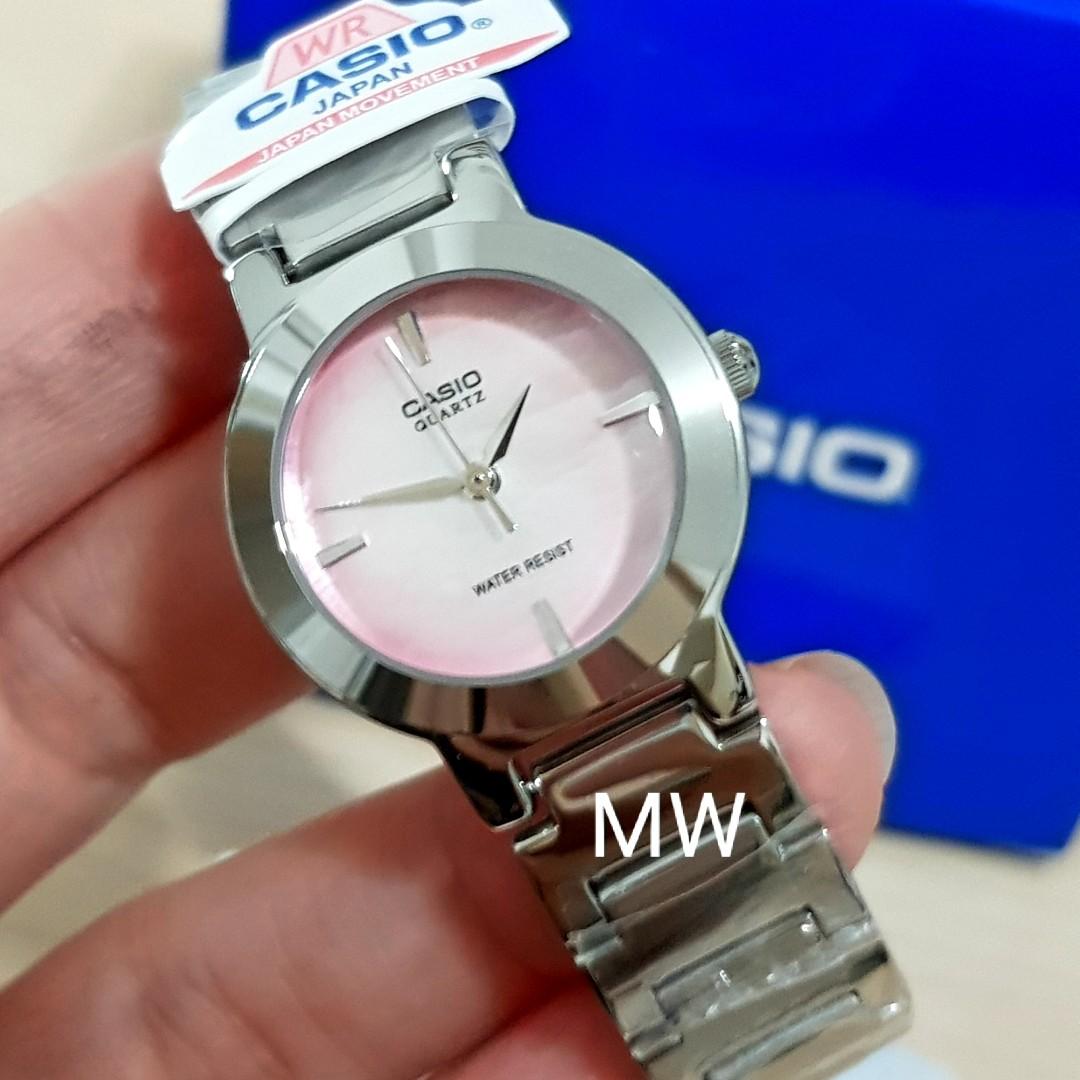 Casio original ladies classic mother of pearl face watch ltp 1191a brand new