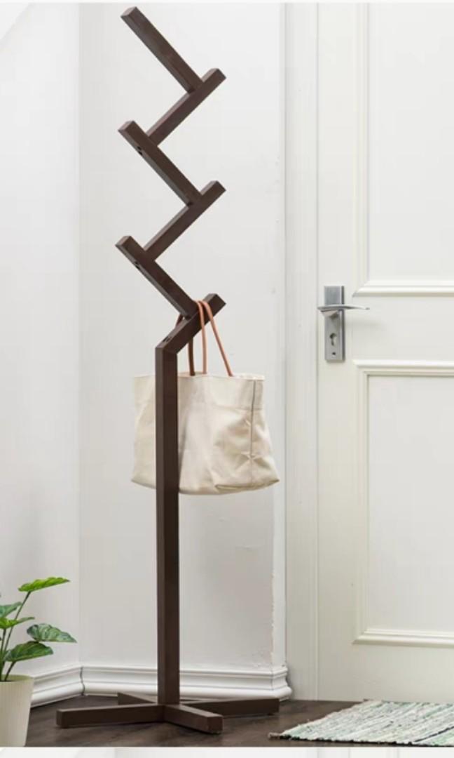 Clothes Hat Jacket Bag Hanger Stand Cross Base Furniture
