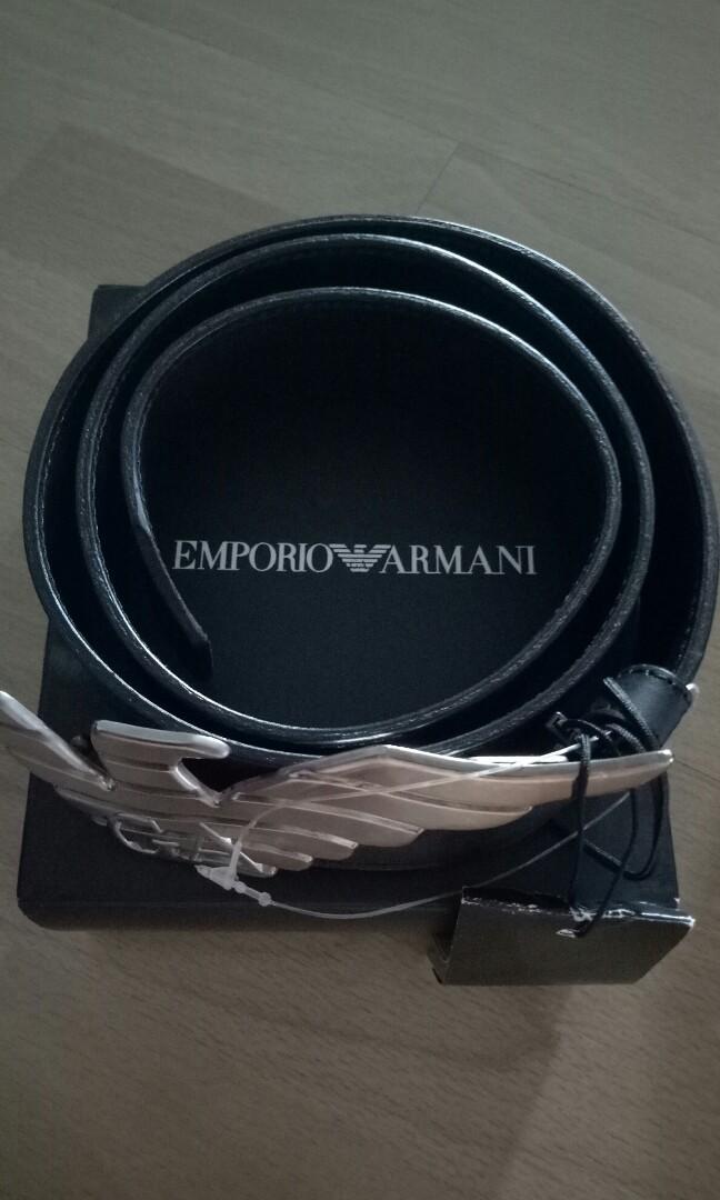 Emporio armani belt, Men's Fashion 