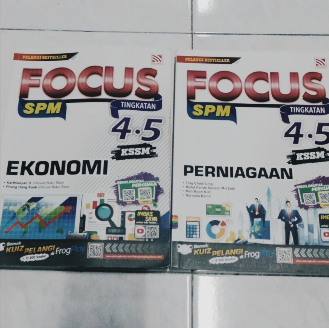 Fokus Spm Ekonomi Perniagaan Ting 4 5 Nota Soalan Latihan Hobbies Toys Books Magazines Textbooks On Carousell