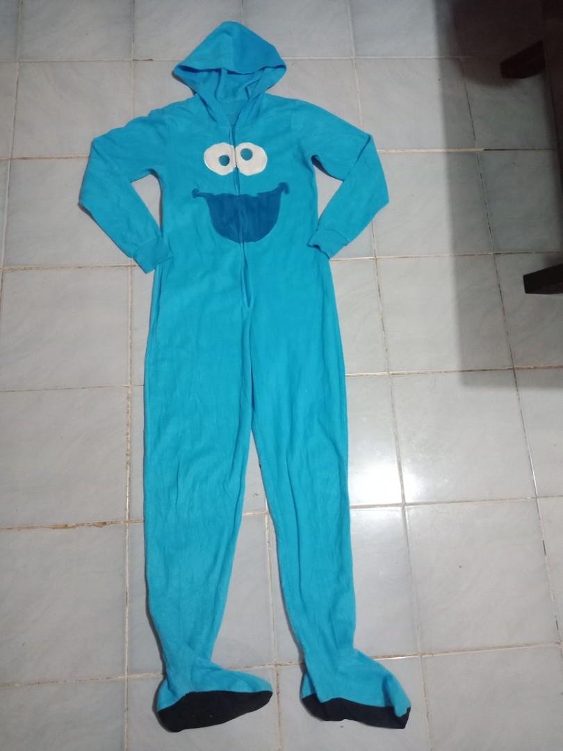 Adult Sesame Street Elmo Onesie Costume