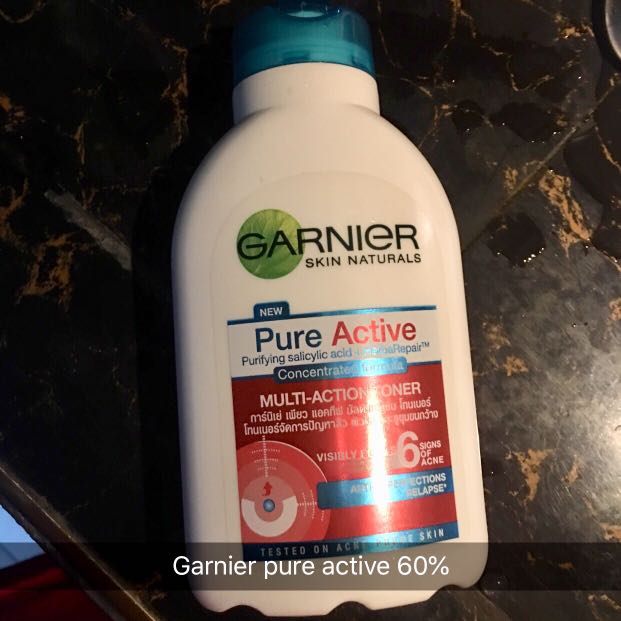 garnier toner acne