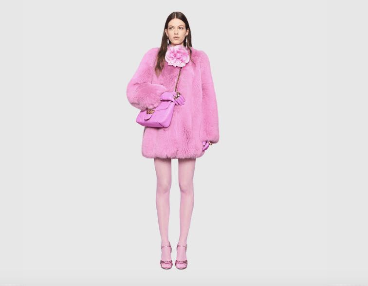 Fur gucci coat clearance