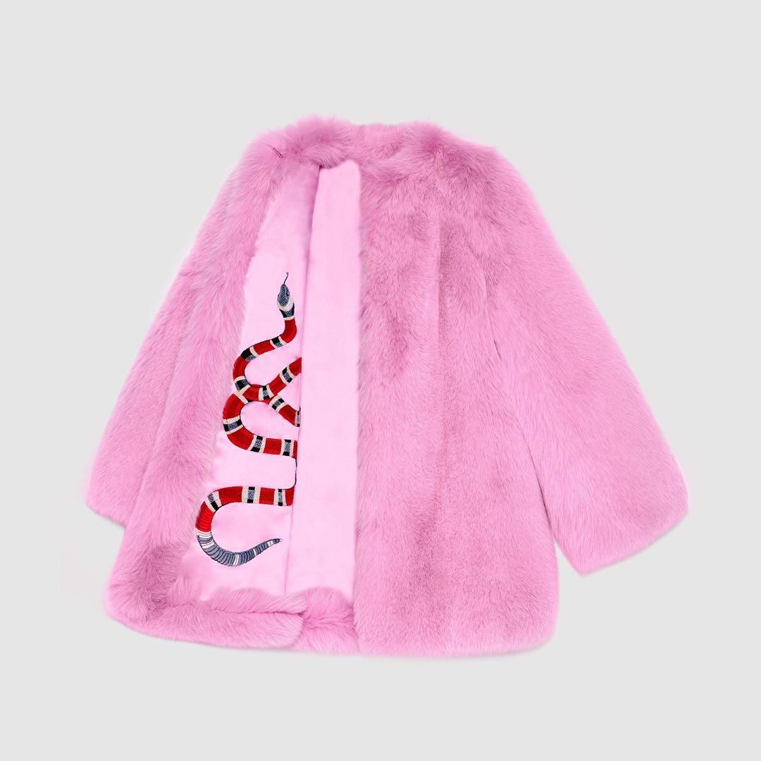 Fur cheap gucci coat