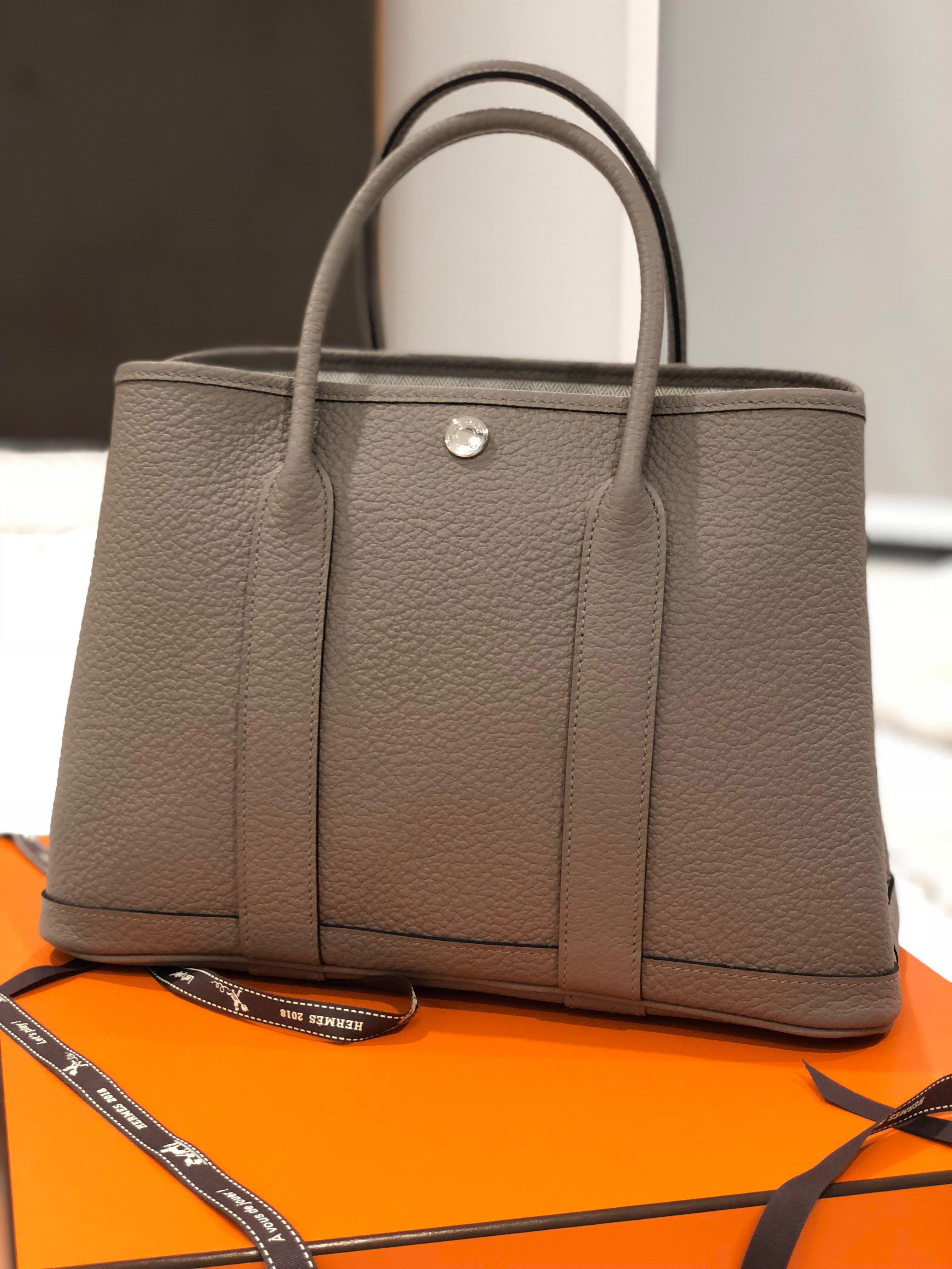 Hermes Garden Party 30, 名牌, 手袋及銀包 Carousell