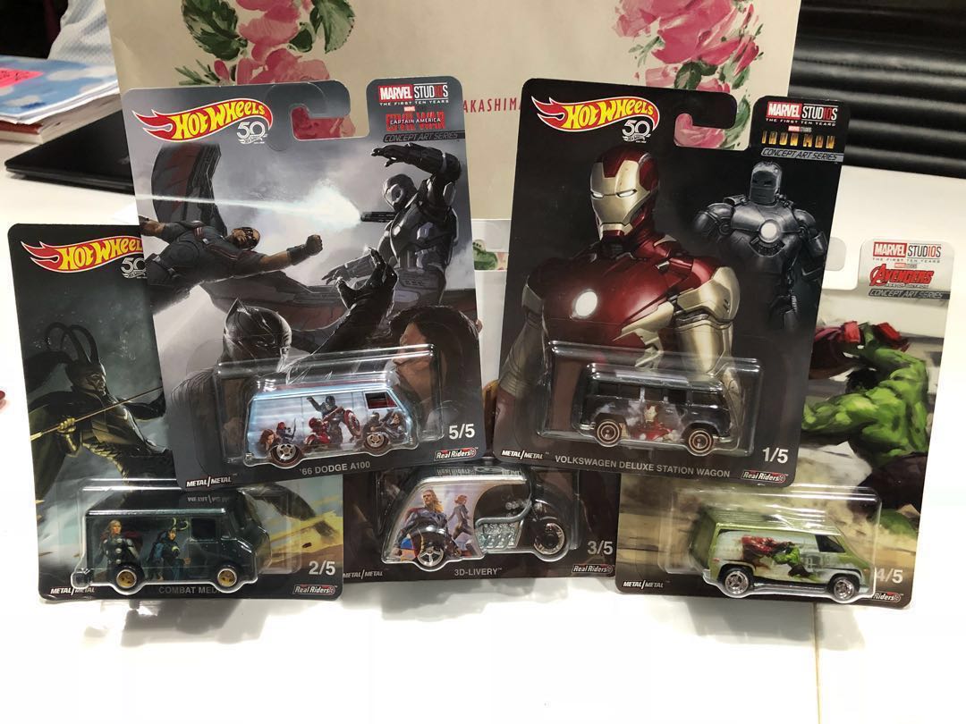 Hot wheels pop top culture marvel 2018
